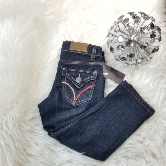 Yaso Other - NWT Yaso Cuffed Cropped Sparkle Jeans, size 6